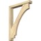 Ekena Millwork Imperial Block Rough Sawn Bracket w/ Offset Brace, Douglas Fir, 4"W x 24"D x 32"H BKT0402X24X32IMP05RDF - alternate 1